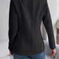 Decorative Pocket Flap Lapel Collar Long Sleeve Blazer