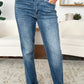 Judy Blue Mid Rise Release Hem Jeans