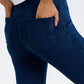 Pocketed Highly Stretchy Bootcut Jeans