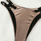 Tied Halter Neck Two-Piece Bikini Set