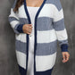 Plus Size Open Front Long Sleeve Cardigan