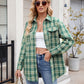 Plaid Button Up Long Sleeve Shirt