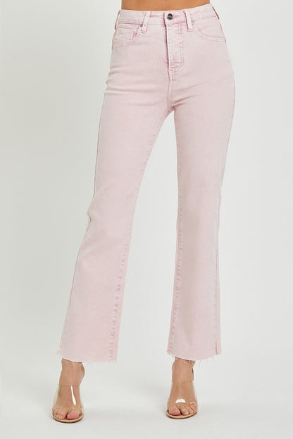 RISEN High Rise Tummy Control Straight Jeans