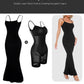 Built-In Shapewear Sleeveless Maxi Dress