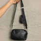 PU Leather Shoulder Bag with Small Purse