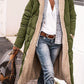 Plus Size Zip Up Sherpa Hooded Coat