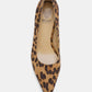 Faux Suede Leopard Point Toe Pumps