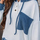 Drawstring Dropped Shoulder Long Sleeve Hoodie