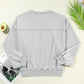 Round Neck Long Sleeve Sweatshirt