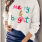 Round Neck Long Sleeve Sweater