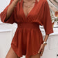 Smocked Tie Back Romper