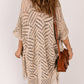 Openwork Open Front Cardigan with Fringes