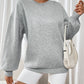 Round Neck Long Sleeve Sweatshirt