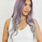 Elegant Wave Full Machine Synthetic Wigs in Purple 26''