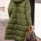 Plus Size Zip Up Sherpa Hooded Coat