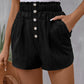 Pocketed High Waist Shorts