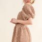 Square Neck Puff Sleeve Dress