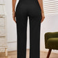 High Waist Wide Leg Pants with Pockets