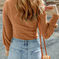 Scoop Neck Long Sleeve Top