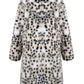 Thermal Leopard Faux Fur Hooded Outerwear