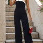 Tube Sleeveless Wide Leg Jumpsuit