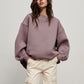 Oversize Round Neck Dropped Shoulder Sweatshirt