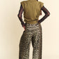 Leopard Wide Leg Pants