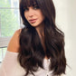 Full Machine Long Wave Synthetic Wigs 24''