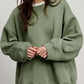 Oversize Round Neck Dropped Shoulder Sweatshirt