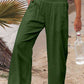 Full Size Smocked Waist Wide Leg Pants