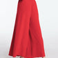 IZURIA Tied Slit Wide Leg Pants