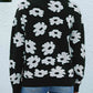 Floral Round Neck Sweater