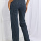 Judy Blue High Waisted Tummy Control Striped Straight Jeans