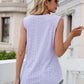 Eyelet V-Neck Tank