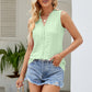 Spliced Lace V-Neck Tank