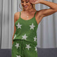 Star Cami and Drawstring Shorts Set