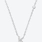 G To K Zircon 925 Sterling Silver Necklace