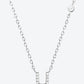 Q To U Zircon 925 Sterling Silver Necklace