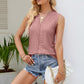 Spliced Lace V-Neck Tank