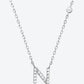 L To P Zircon 925 Sterling Silver Necklace