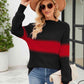 Contrast Round Neck Sweater