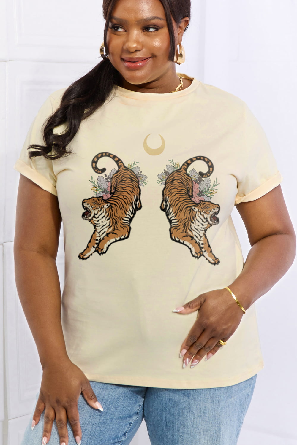 Tiger Graphic Cotton Tee