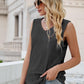 Eyelet V-Neck Tank