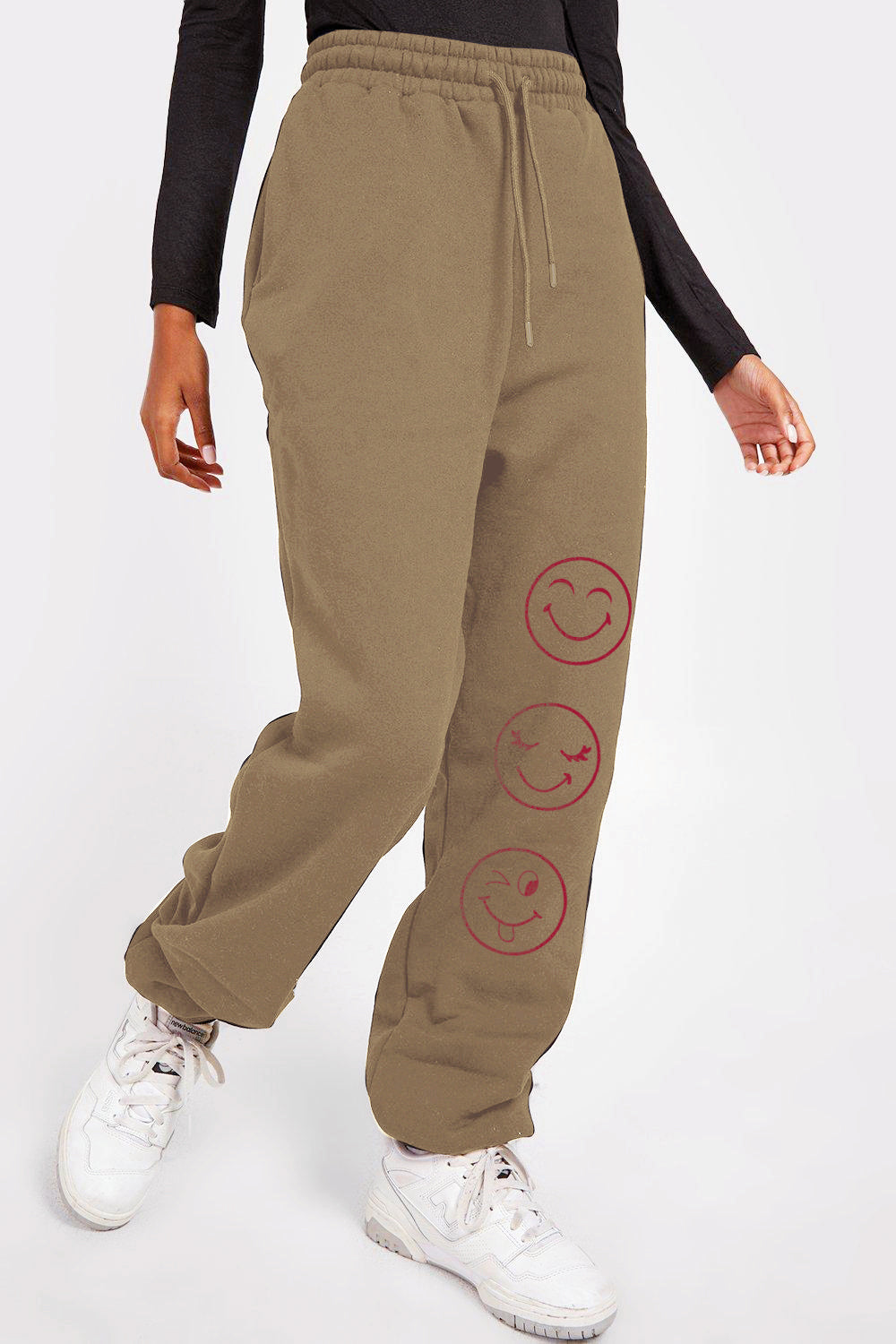 Emoji Graphic Sweatpants