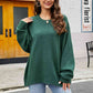 Round Neck  Long Sleeve Sweater