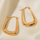 18K Gold-Plated Geometric Earrings