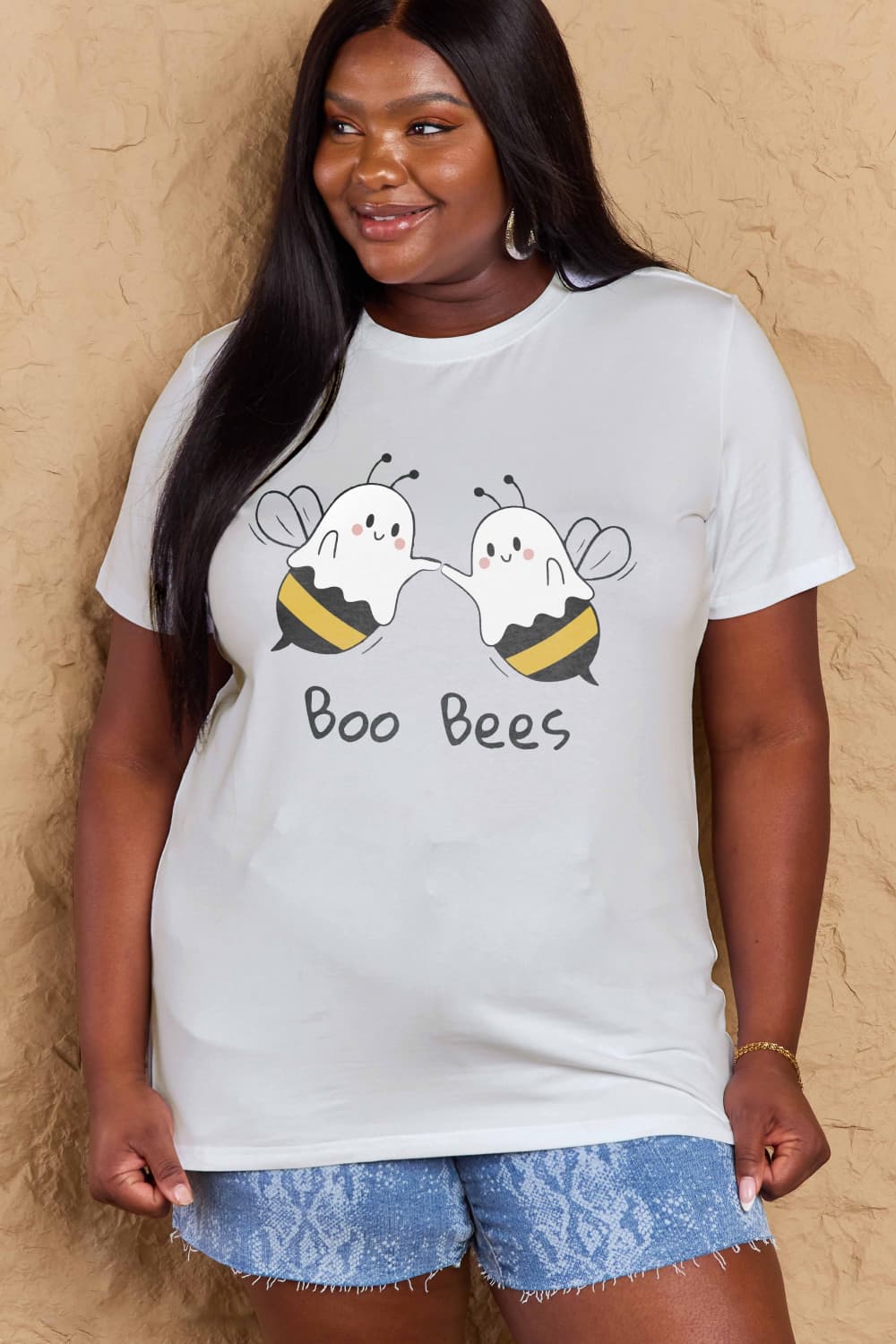 BOO BEES Graphic Cotton T-Shirt