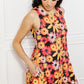 Floral Sleeveless Dress with Pockets