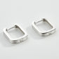 925 Sterling Silver Geometric Earrings