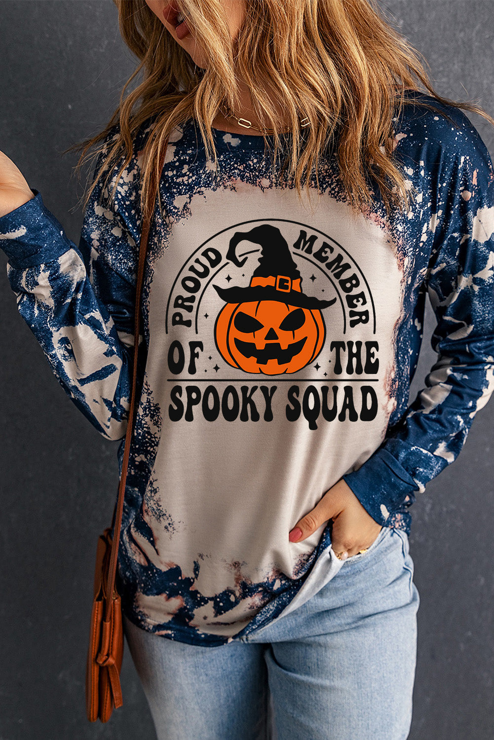 PROUD MEMBER OF THE SPOOKY SQUAD Graphic Sweatshirt